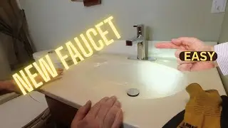 Bathroom Faucet Upgraded to Moen