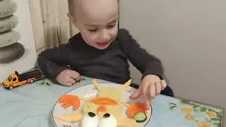 How to Serve a Child's Dish in an Interesting Way. Recipes for Kids. Buba.
