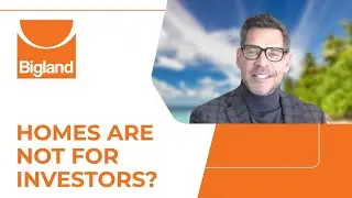 Homes Are Not For Investors?