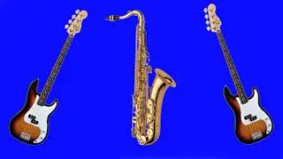 Stereo Slap Bass and Blue Alto Sax