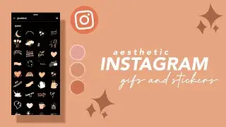 aesthetic instagram stickers/gifs that i use // aesthetic stickers for insta stories 2020