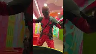 Deadpool scared of Spiderman🤣 