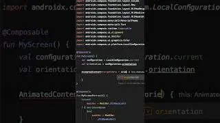 How to see when the orientation changes in Jetpack Compose 