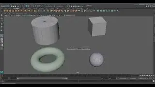 Beginner Tutorial 3 - Autodesk Maya 2018 - Interactive Creation Mode for Polygon Primitives