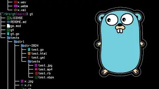 I wrote a tree-like program in Go.