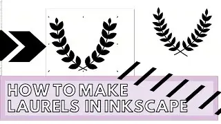 Inkscape Drawing Tutorial | How to Make Laurels