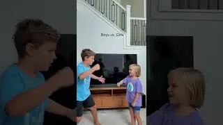 🪨📄✂️ #boysvsgirls #rockpaperscissors #kidsgames 🏆