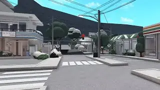 my japanese town in bloxburg!