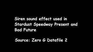 Siren sound effect from Sonic CD JP