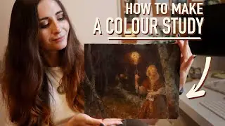 Creating an Oil Painting FROM IMAGINATION - Part 3: Colour Study