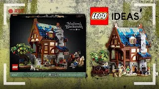 LEGO IDEAS СРЕДНЕВЕКОВАЯ КУЗНИЦА - ПРЕКРАСНА СО ВСЕХ СТОРОН (21325)