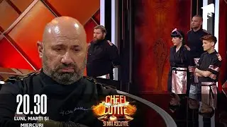 Chef Cătălin Scărlătescu a pierdut un om. Cine este concurentul eliminat