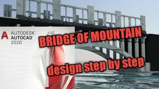 How to design bridge of cod in AutoCAD step by step using all command and function. AutoCAD