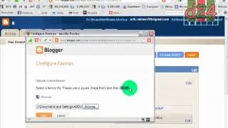 Blogger Tutorial Part-7 ( how to add a fabicon in blogger )