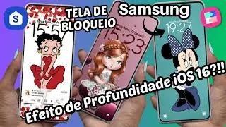 EFEITO DE PROFUNDIDADE Na TELA DE BLOQUEIO DO SEU SAMSUNG | Estilo iOS 16!!!