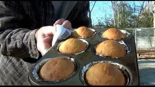 Baking with Coal in Butterfly Camping Oven