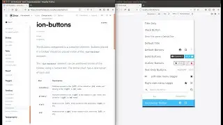 10 Ionic 5 Toolbar: Positioning Buttons Using Named Slots