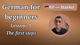 German for beginners A0 - lesson 1