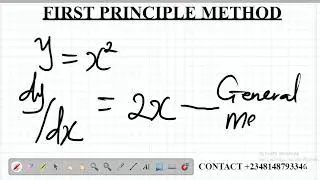 First Principle Differentiation