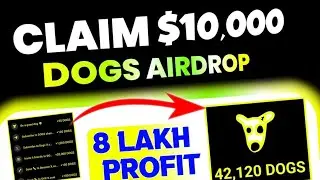 DOGS AIRDROP CLAIM $10,000🐕 Telegram account airdrop