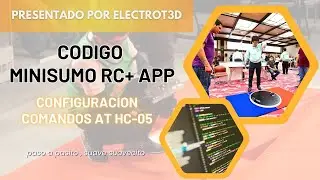 TALLER ROBOTS MINISUMOS AUTONOMO/RC  | COMANDOS AT | CODIGO 