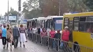 Издевательство над пассажирами маршруток в Симферополе