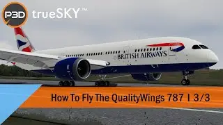 [3/3] Tutorial - How To Fly the QualityWings 787 - Arrival