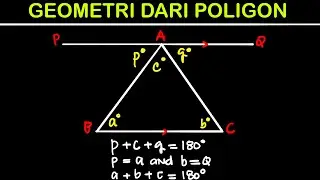 KONSEP DASAR GEOMETRI DALAM PENENTUAN BESAR SUDUT YANG TIDAK DIKETAHUI DARI BANGUN DATAR SEGITIGA.