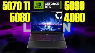 Nvidia 5070 TI vs. 5080 vs. 5090 vs 4090 - Lenovo Legion Pro 7i
