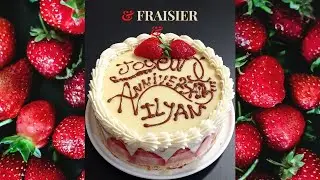 FRAISIER GÂTEAU D'ANNIVERSAIRE