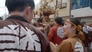 深川神明宮　例大祭　勇壮な水掛け祭　町内神輿渡御　2024/08/18  e1