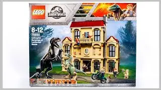 LEGO 75930 Jurassic World Indoraptor Rampage at Lockwood Estate Speed Build
