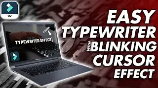 FILMORA 12 | HOW TO MAKE TYPEWRITER EFFECT WITH BLINKING CURSOR | FILMORA 12 TUTORIAL [HINDI]