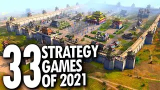 33 Strategy games of 2021💚Best RTS, 4X, Turn based, Party RPG and City building🔺Top Indie & AAA
