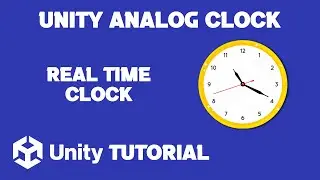Unity Analog Clock Tutorial | How To Make Analog Clock In Unity