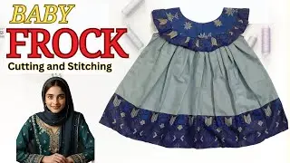 Easy To Sew Round Yoke Frock | Dress Design For Kids