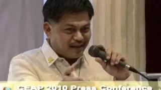 CEAP 2010 Day 1 Presscon 4 Ricky Poca Question