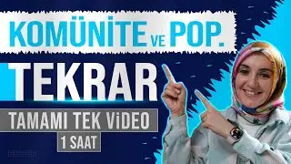 10) Komünite ve Popülasyon Ekolojisi FULL TEKRAR | 11. Sınıf Biyoloji, AYT Biyoloji Konu Anlatımı 10