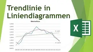 Trendlinie in Liniendiagramm einfügen - Daten visualisieren in Excel (29)