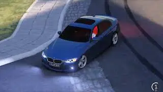 Estoril Mavisi BMW F30 Şehirde Yan Yan