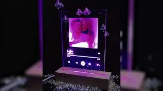 Custom spotify glass music gift, get your own now~