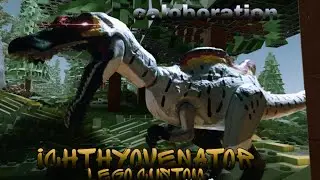 ОБЗОР  ЛЕГО КАСТОМ ИХТИОВЕНАТОР КАЛОБОРАЦИЯ / review on lego custom ichthyovenator