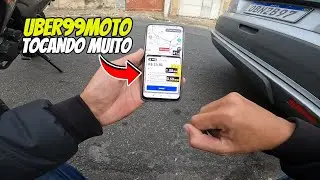 UBERMOTO NO DOMINGO  VEJA COMO TAVA A DEMANDA