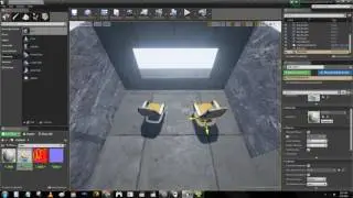 Unreal Engine 4 - [1-03] Adding meshes/painting walls/chairs/2nd floor (Beginner) (v4.13)