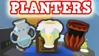 HARVESTING 3 END-GAME PLANTERS!? | Roblox Bee Swarm Simulator