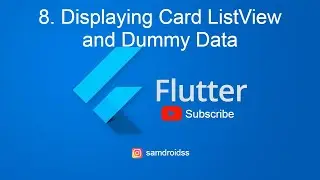 8 . Displaying Card ListView and Dummy Data - Firebase - Flutter - FireStore (Coffee App)