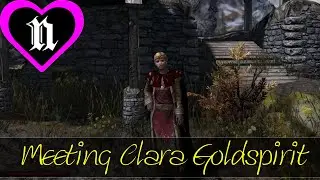 Skyrim mod follower | Meeting Clara Goldspirit