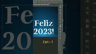 Texto 3D Fake no Photoshop! 