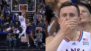 🤭Ochai Abaji Throws Down Crazy Oop & Drops 22 PTS In Big 12 Semifinals