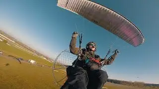 Paramotor Flightlog #004 - Sunday Training (still weird engine noises) - Netherlands